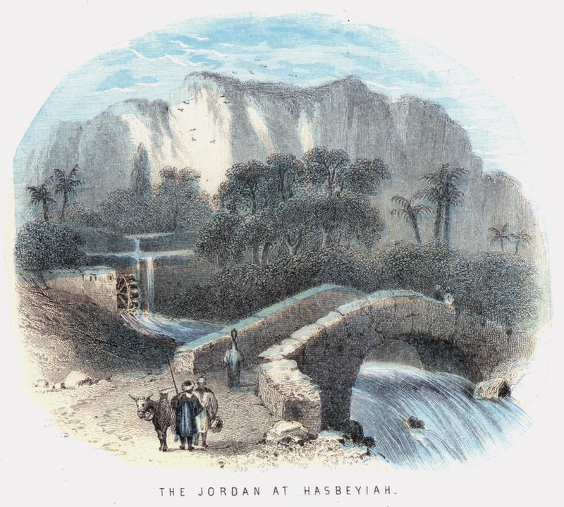 Der Jordan bei Hasbeyiah von English School