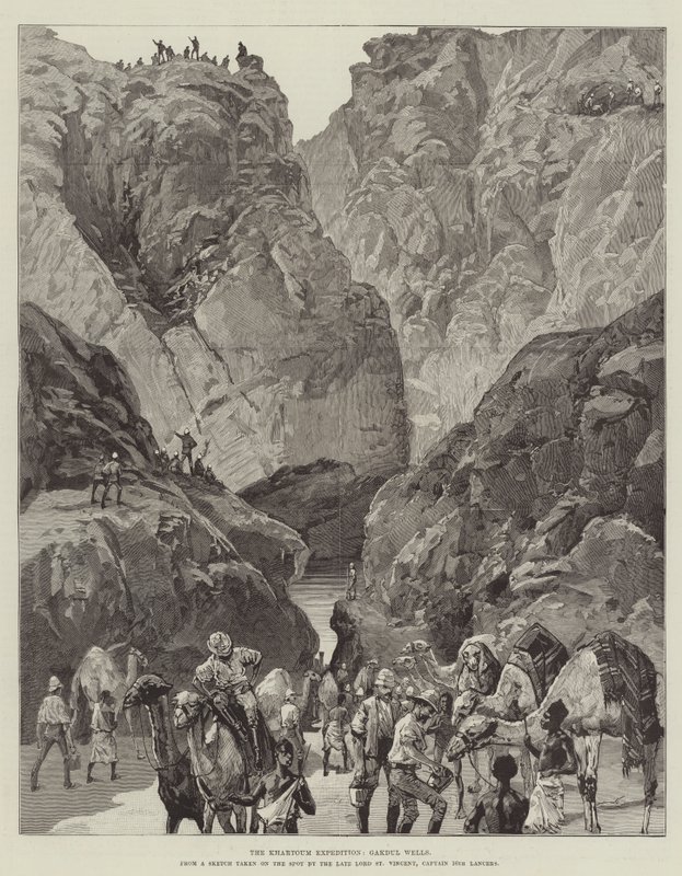Die Khartum-Expedition, Gakdul Wells von English School