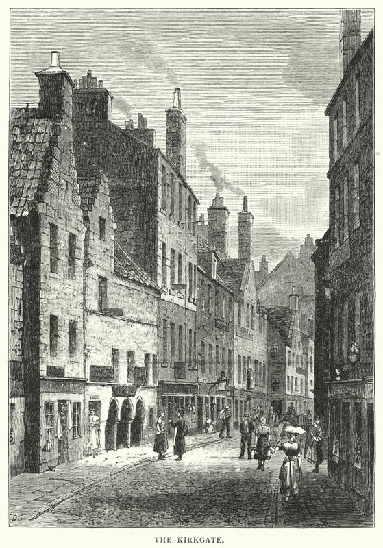 Die Kirkgate (Stich) von English School