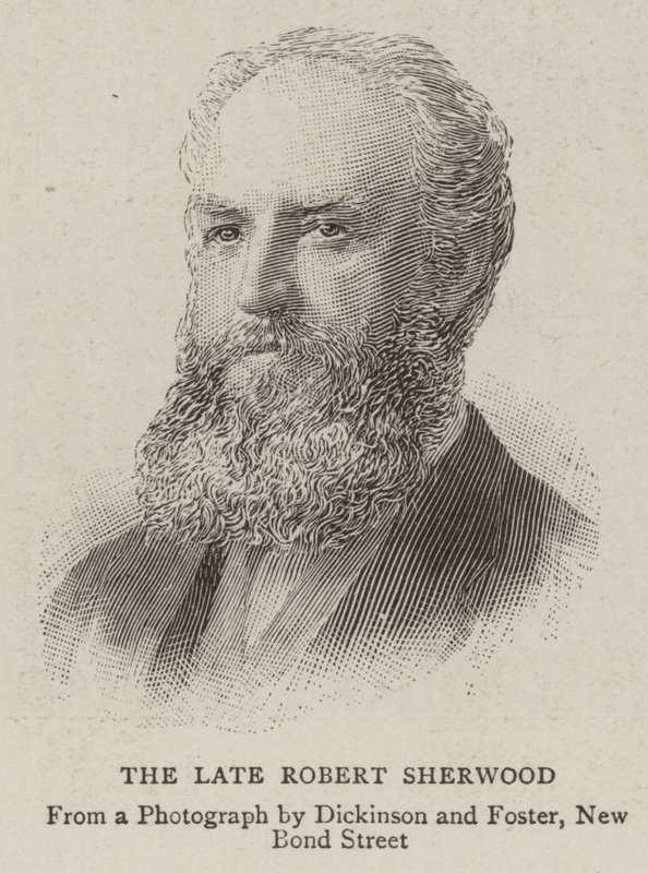Der verstorbene Robert Sherwood (Stich) von English School