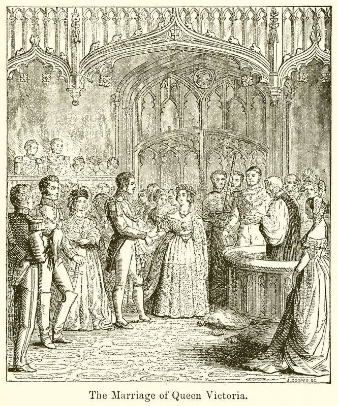 Die Hochzeit von Königin Victoria von English School
