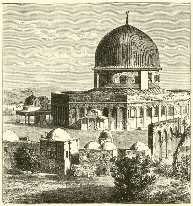 Die Omar-Moschee in Jerusalem von English School