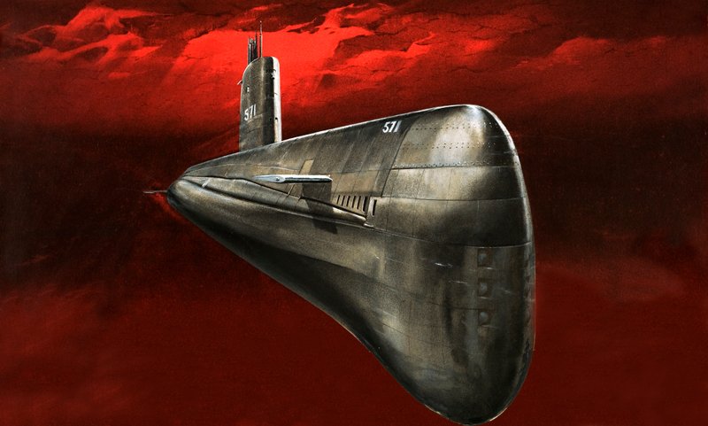 Die Nautilus, das erste atomgetriebene U-Boot von English School