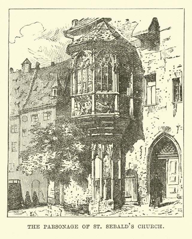 Das Pfarrhaus der St. Sebalduskirche von English School