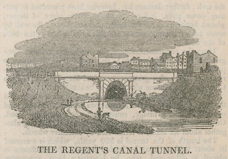 Der Regents Canal Tunnel, Islington, London von English School