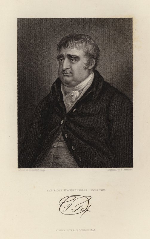 Der Rechte Ehrenwerte Charles James Fox von English School