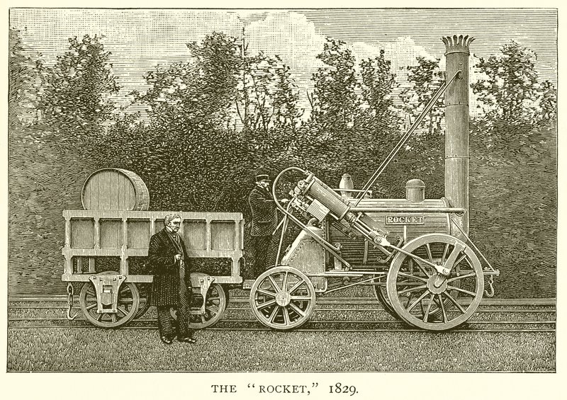 Die Rakete, 1829 von English School