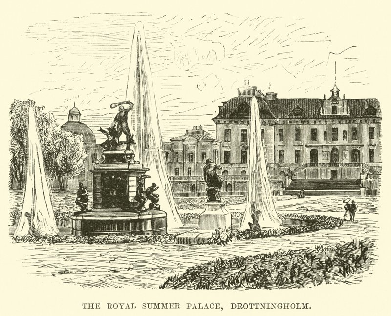 Das königliche Sommerschloss Drottningholm von English School