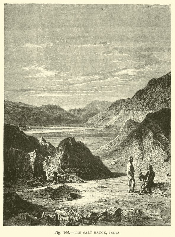 Der Salzgebirgszug, Indien von English School