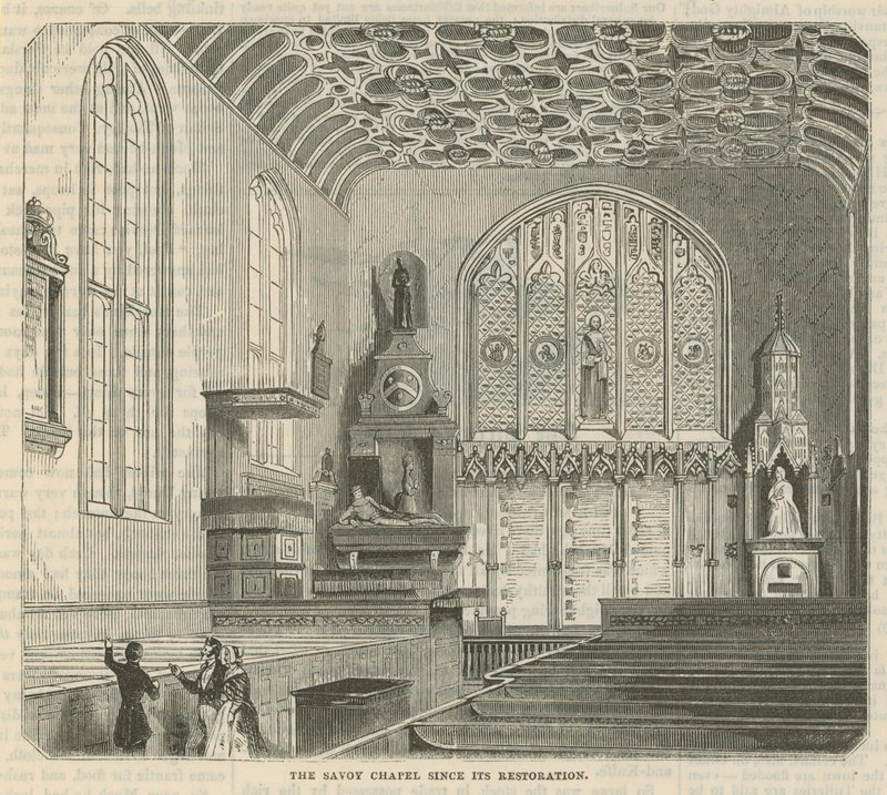 Die Savoy-Kapelle seit ihrer Restaurierung von English School