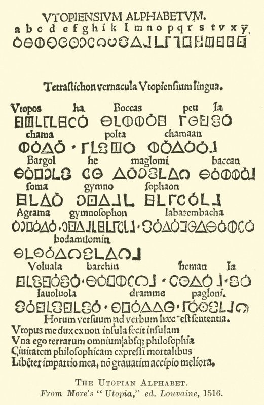 Das utopische Alphabet von English School