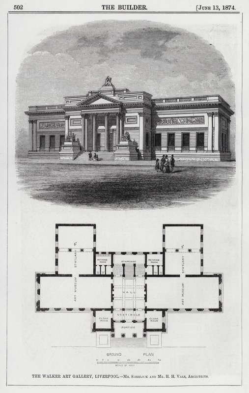 Die Walker Art Gallery, Liverpool von English School