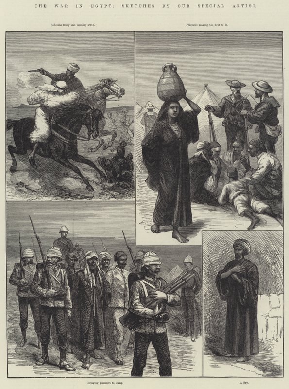 Der Krieg in Ägypten (Stich) von English School