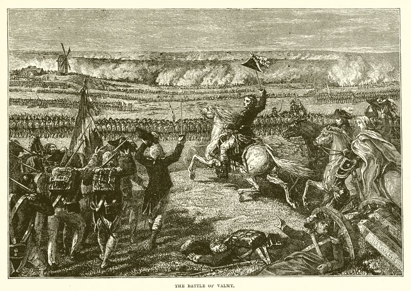 Die Schlacht von Valmy von English School