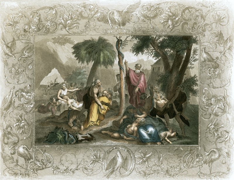 Die eherne Schlange von English School