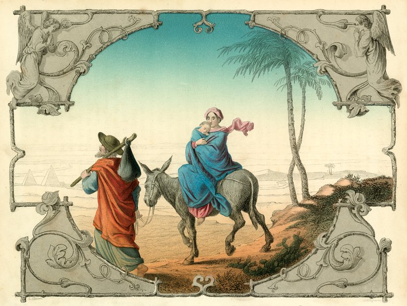 Die Flucht nach Ägypten von English School