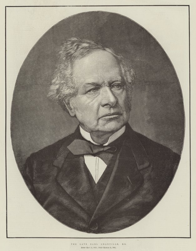 Der verstorbene Earl Granville, KG von English School