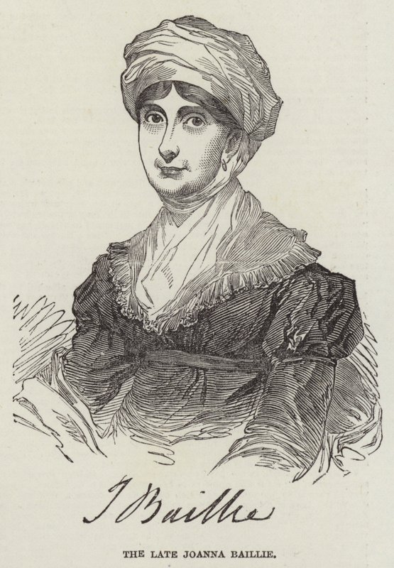 Die verstorbene Joanna Baillie von English School