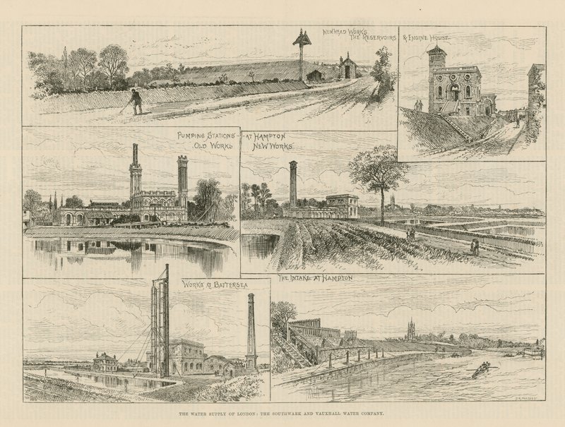Die Wasserversorgung von London von English School