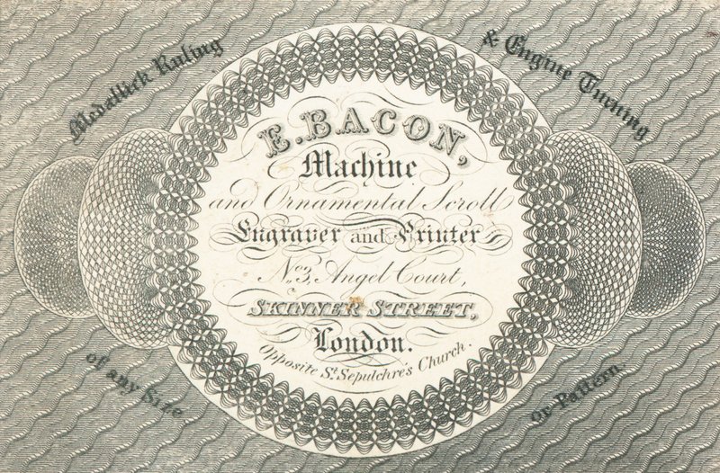 Handelskarte, E Bacon von English School