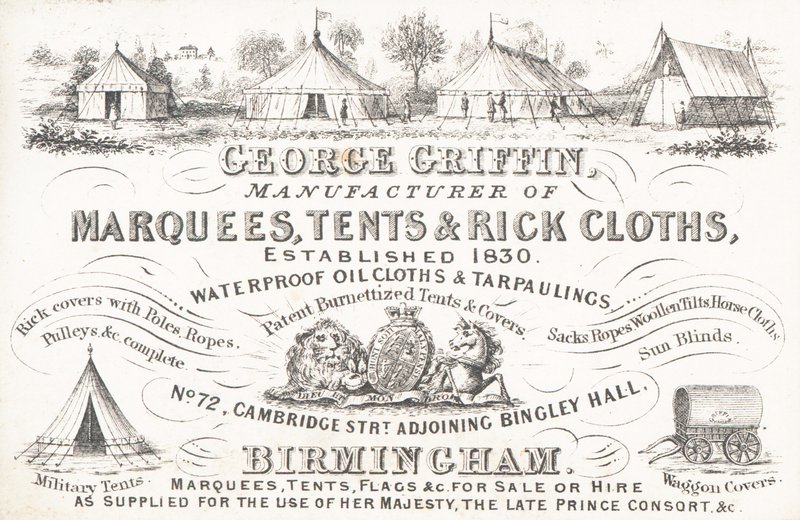 Handelskarte, George Griffin von English School