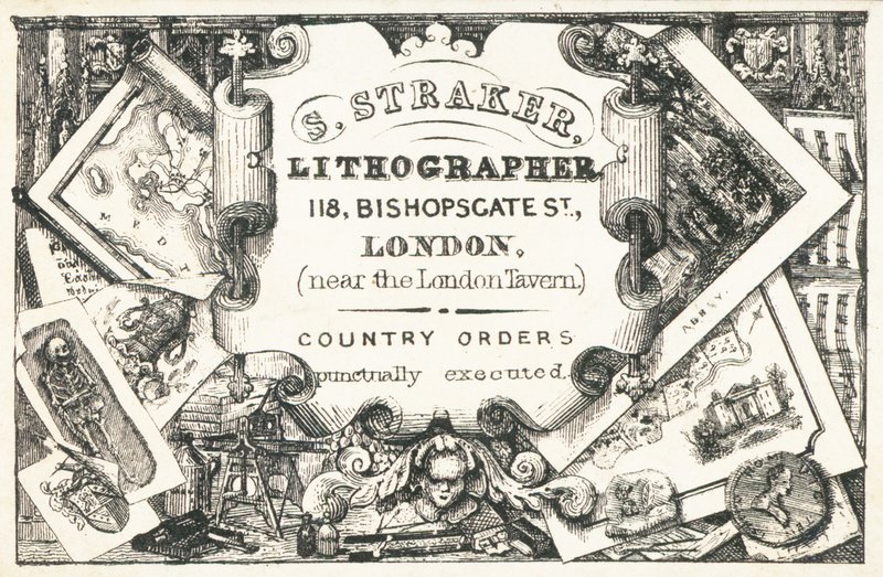 Handelskarte, S Straker von English School