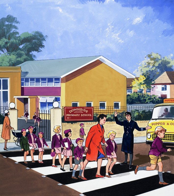 Verkehrsaufseher von English School
