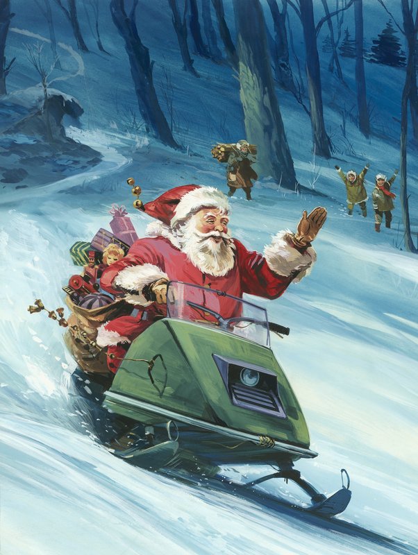 Zwanzigster Jahrhundert Santa von English School