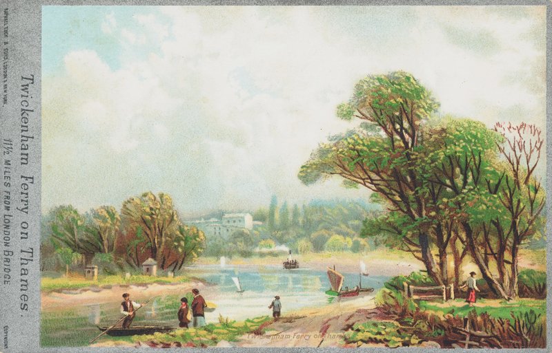 Twickenham-Fähre auf der Themse von English School