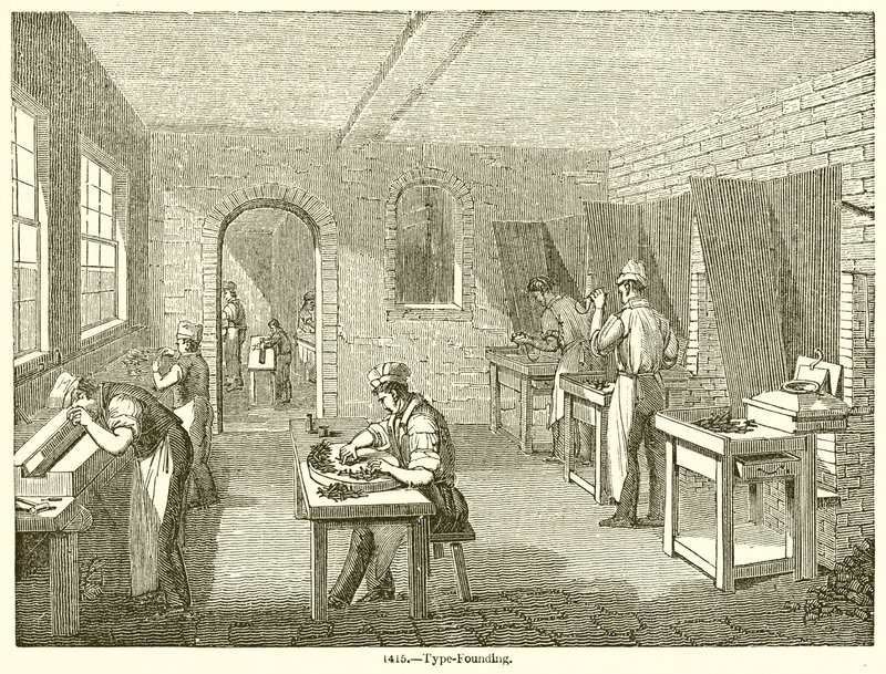 Schriftgießerei von English School