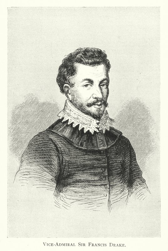 Vizeadmiral Sir Francis Drake von English School