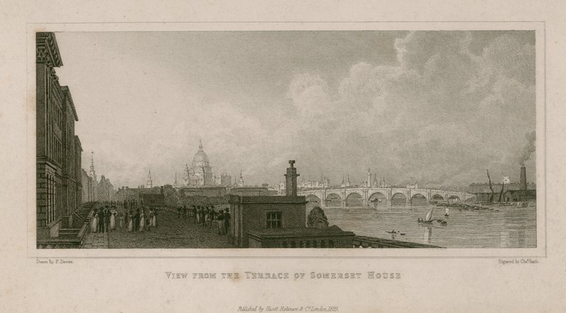 Blick von der Terrasse des Somerset House von English School