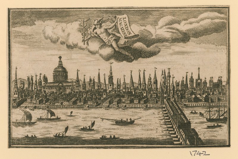 Ansicht von London von English School