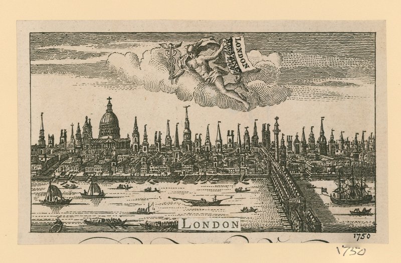 Ansicht von London von English School
