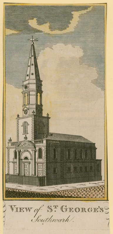 Ansicht von St. Georges, Southwark von English School