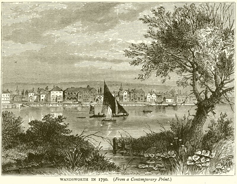 Wandsworth, 1790 von English School