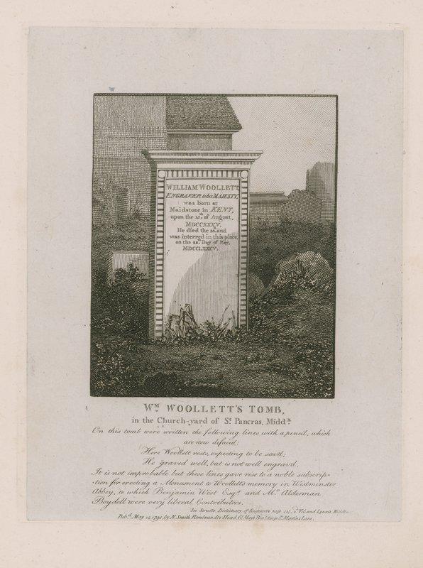 William Woolletts Grab von English School