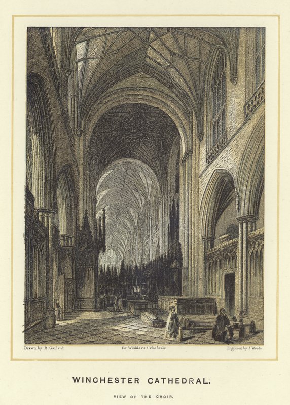Kathedrale von Winchester, Blick auf den Chor von English School
