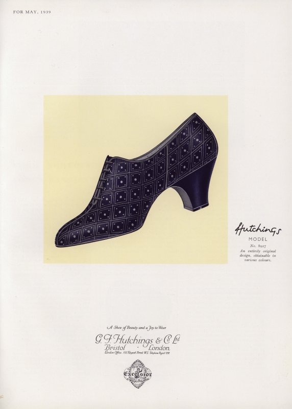 Damenschuhwerbung, 1930er Jahre von English School