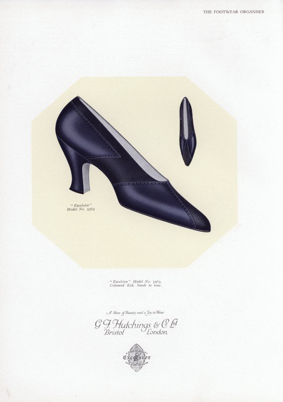 Damenschuhwerbung, 1930er Jahre von English School