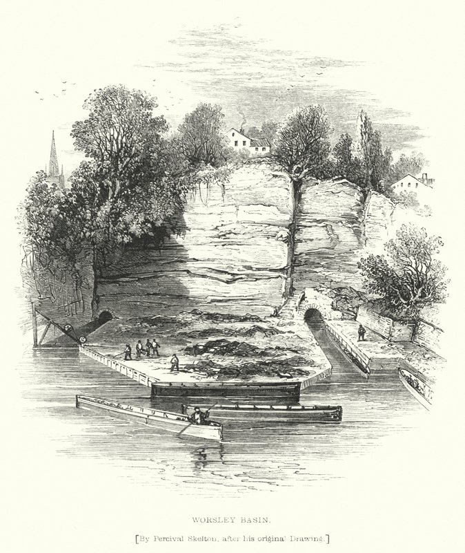 Worsley Basin von English School