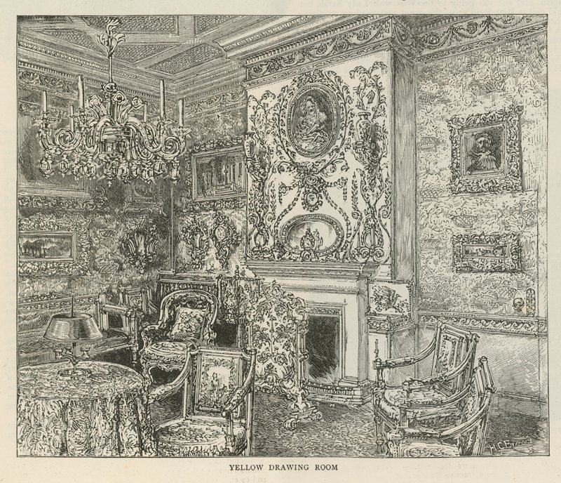 Gelbes Wohnzimmer, Holland House von English School