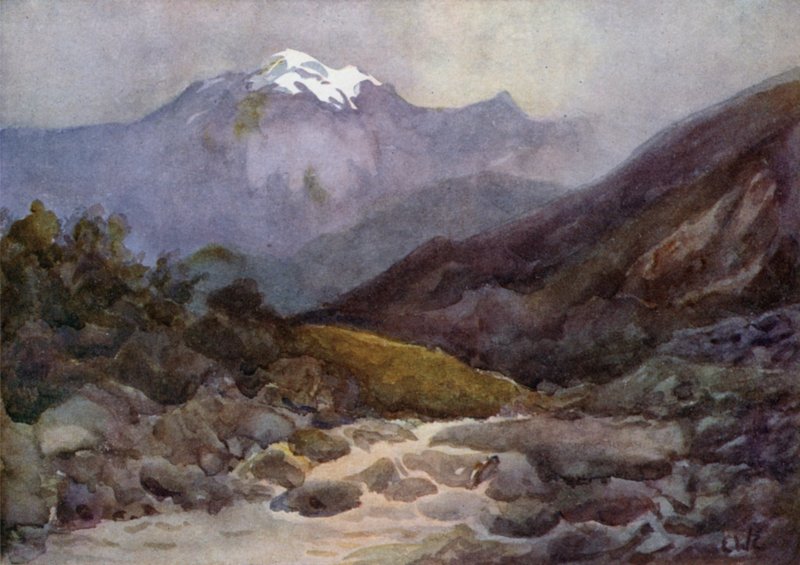 Lake Alumeni District, Stromschnellen bei Moquhue von Ernest William Christmas