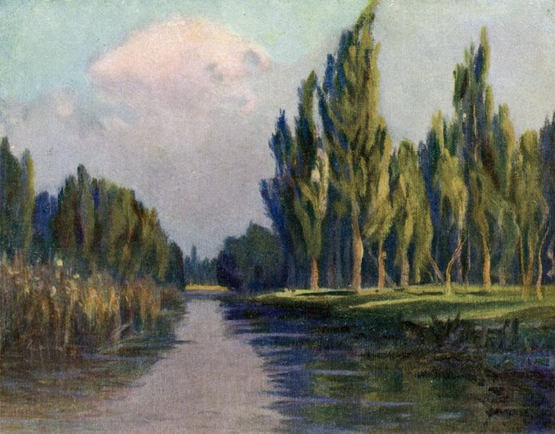 Pappeln des Paraná von Ernest William Christmas