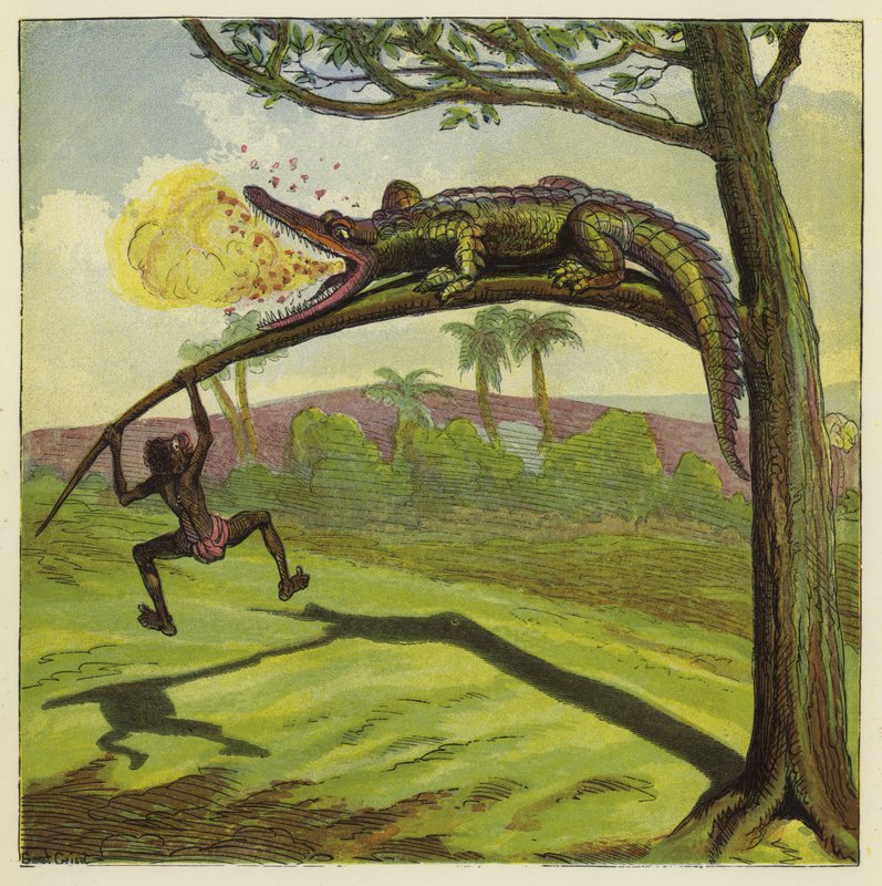 Krokodil von Ernest Henry Griset