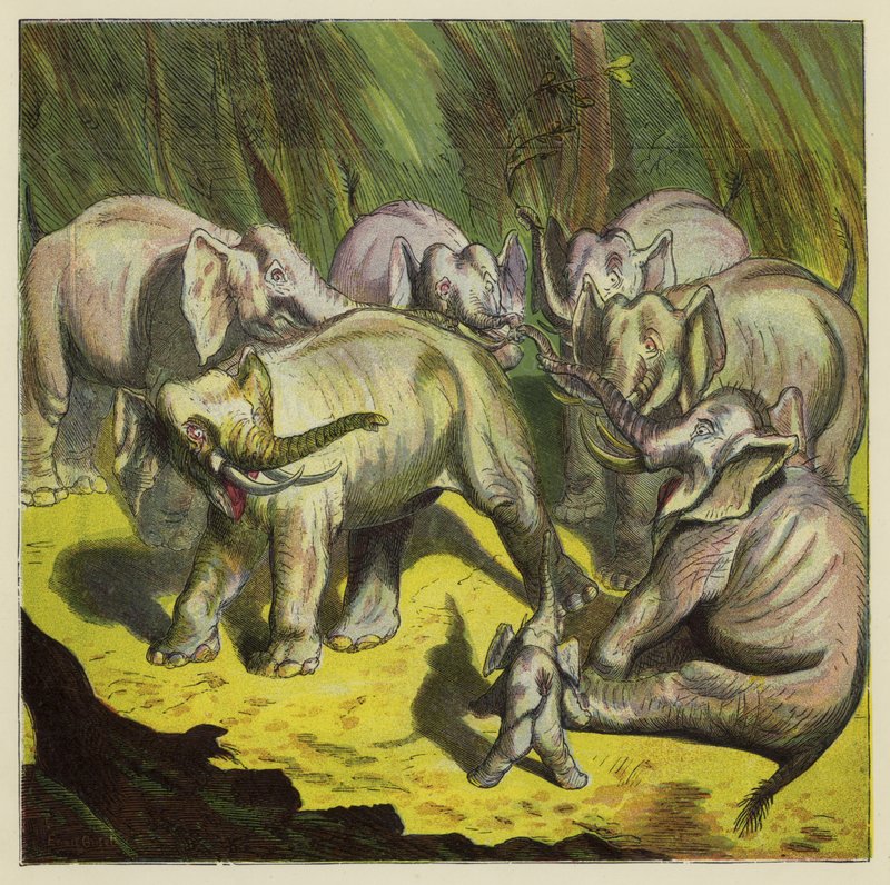 Der Elefant, der seinen Schwanz verlor von Ernest Henry Griset