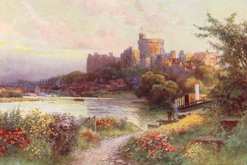 Fluss Themse: Windsor von Ernest William Haslehust