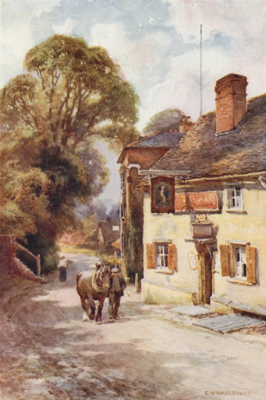 The Leather Bottle, Cobham von Ernest William Haslehust