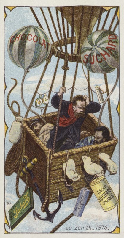 Der Aufstieg des Zenith, Frankreich, 1875 von European School