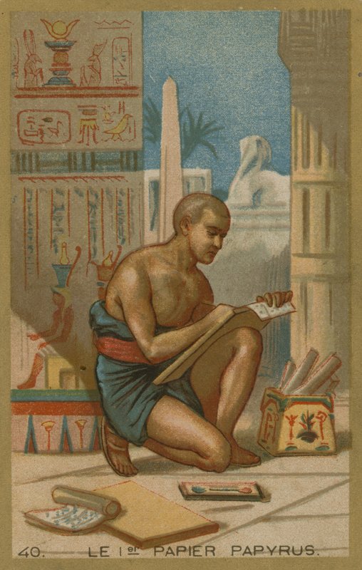 Das erste Papier. Papyrus von European School